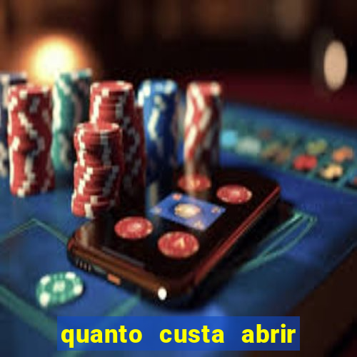 quanto custa abrir um cassino online