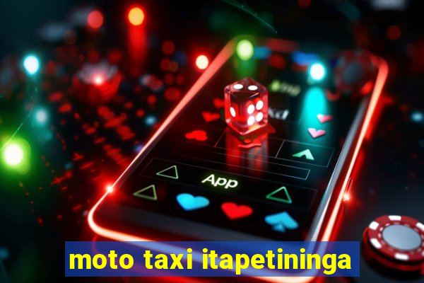 moto taxi itapetininga