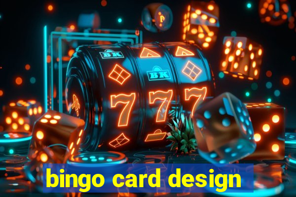 bingo card design