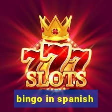 bingo in spanish