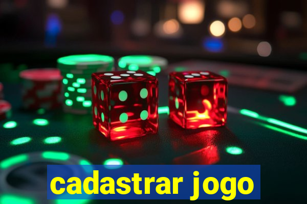 cadastrar jogo