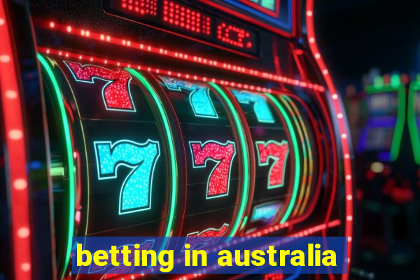 betting in australia