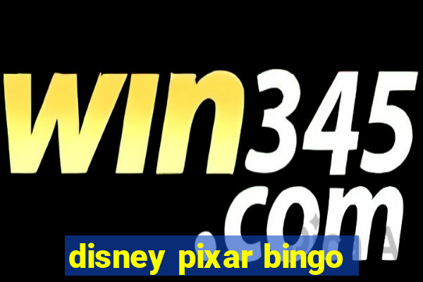 disney pixar bingo