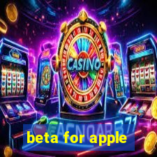 beta for apple