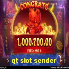 qt slot sender