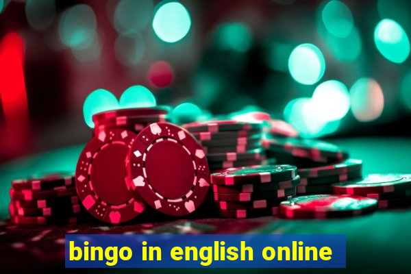 bingo in english online