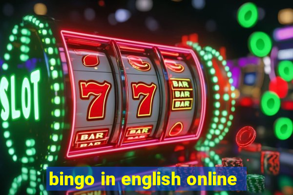 bingo in english online