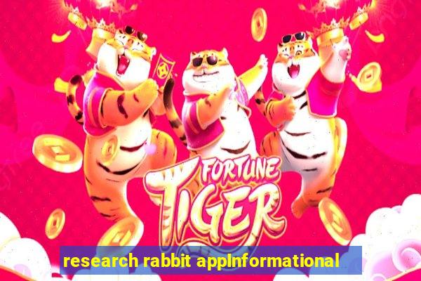 research rabbit appInformational