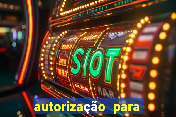 autorização para jogar bola