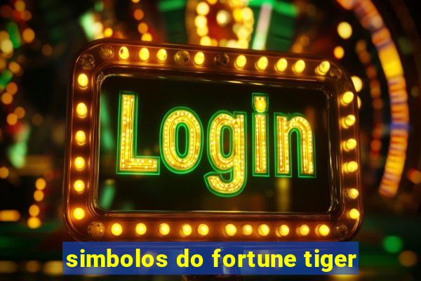 simbolos do fortune tiger