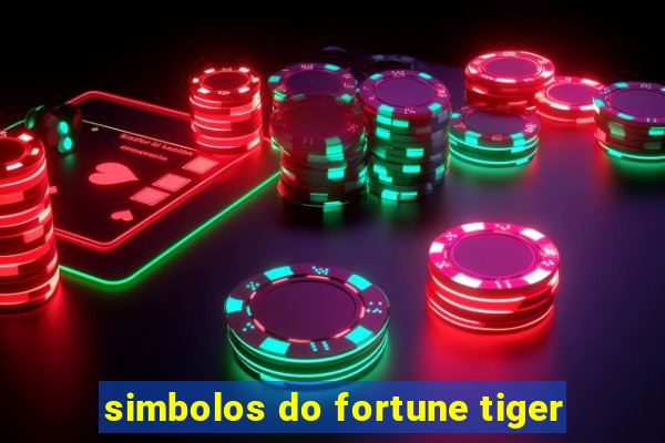 simbolos do fortune tiger