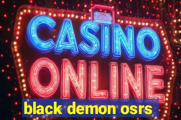 black demon osrs