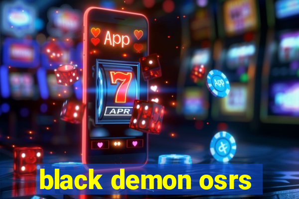 black demon osrs