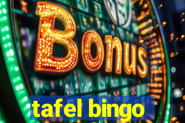 tafel bingo