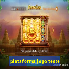 plataforma jogo teste