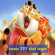 sonic 777 slot login