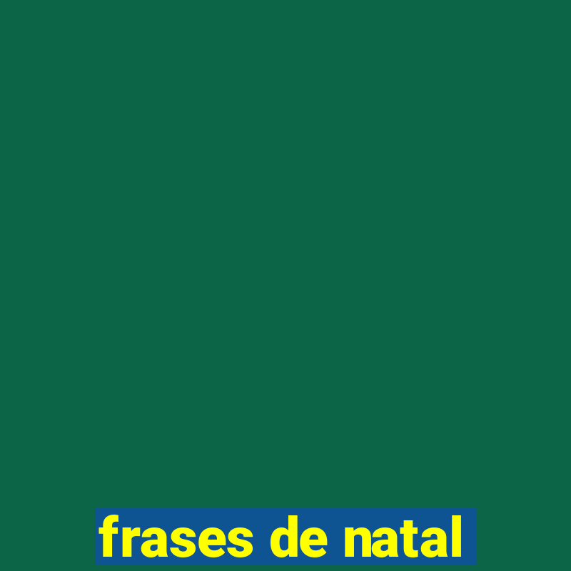 frases de natal