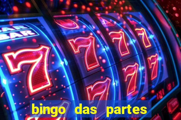 bingo das partes do corpo