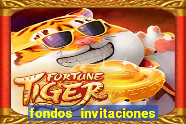 fondos invitaciones de bingo para editar