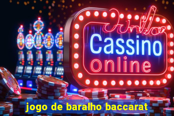 jogo de baralho baccarat