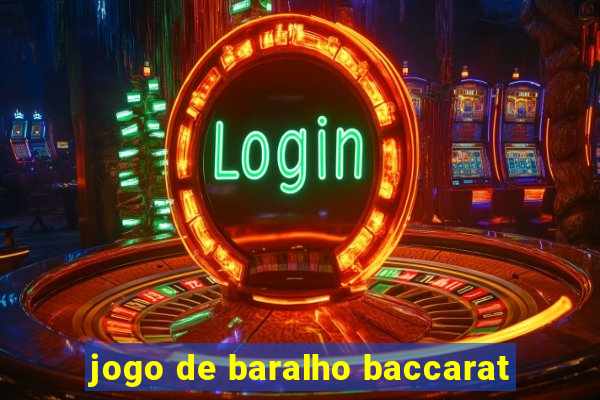 jogo de baralho baccarat