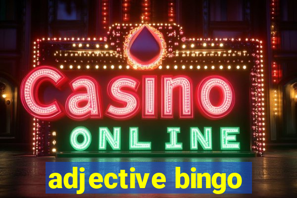 adjective bingo