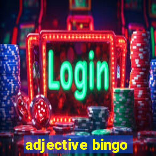 adjective bingo