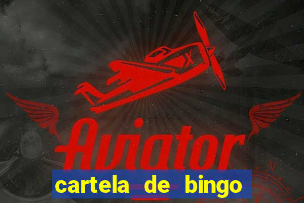 cartela de bingo do alfabeto para imprimir