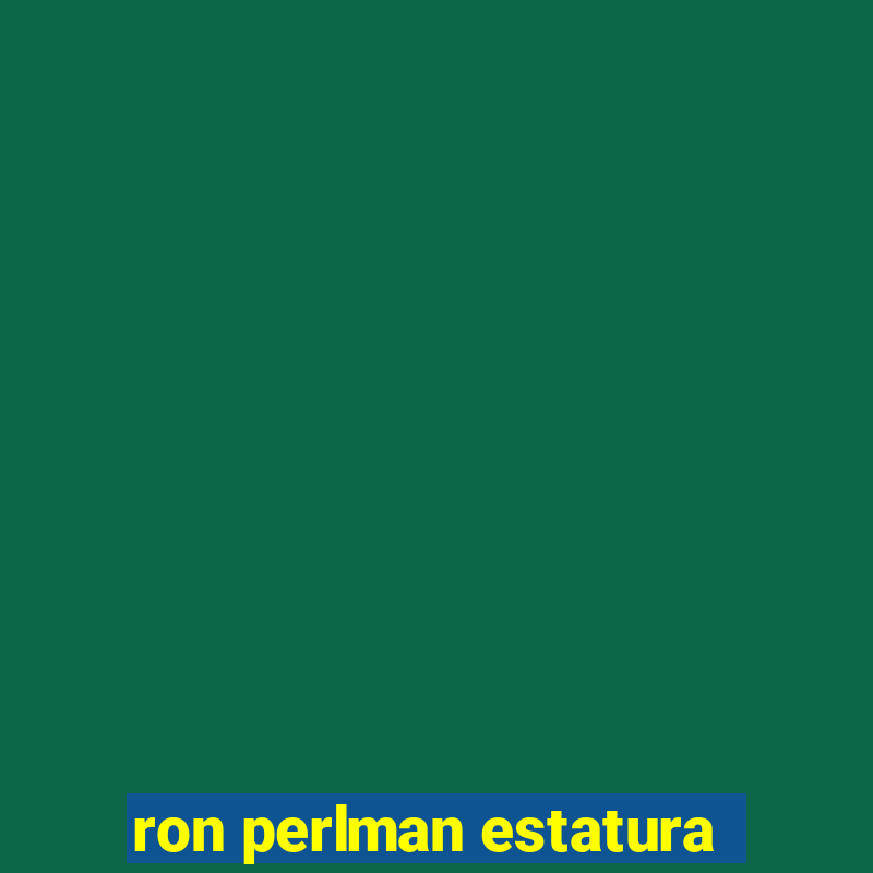 ron perlman estatura