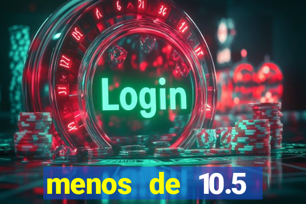 menos de 10.5 escanteios o que significa