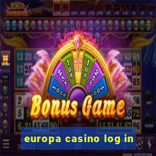 europa casino log in