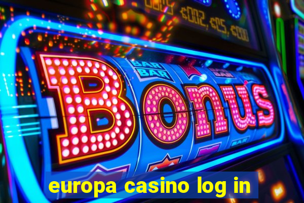 europa casino log in