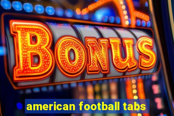 american football tabs