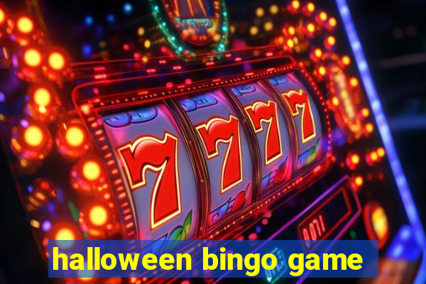 halloween bingo game