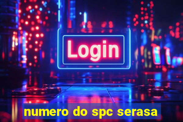 numero do spc serasa