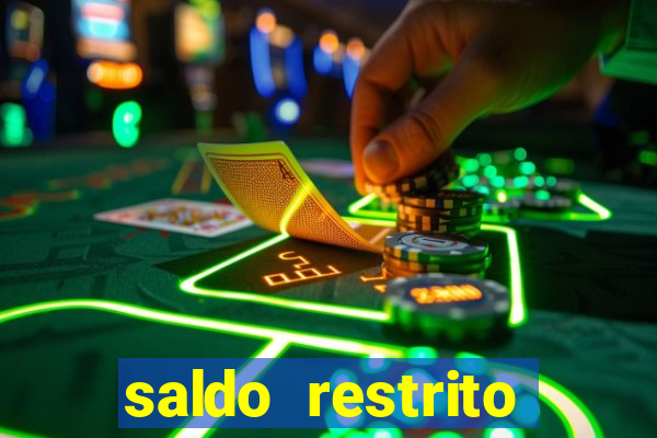 saldo restrito sporting bet