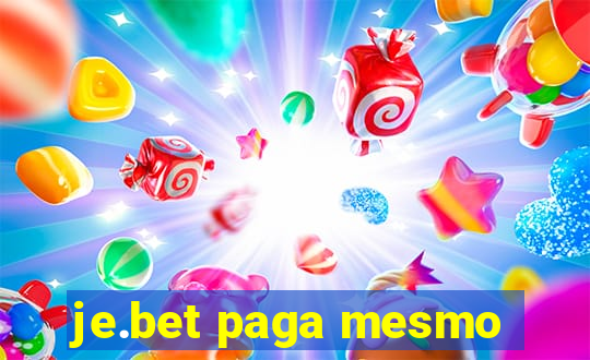 je.bet paga mesmo