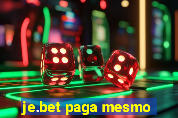 je.bet paga mesmo