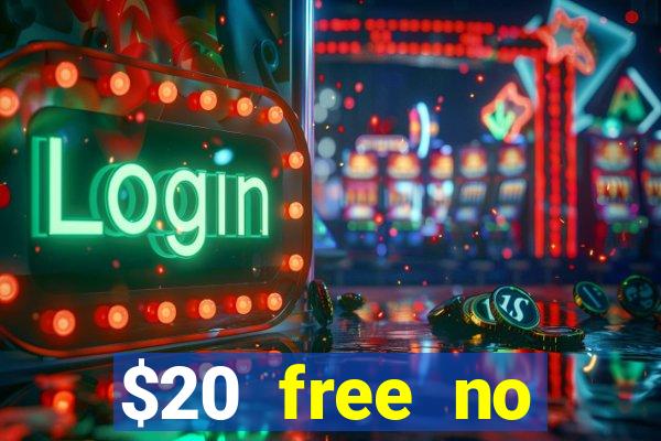 $20 free no deposit casino us