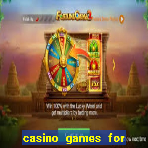 casino games for real money online