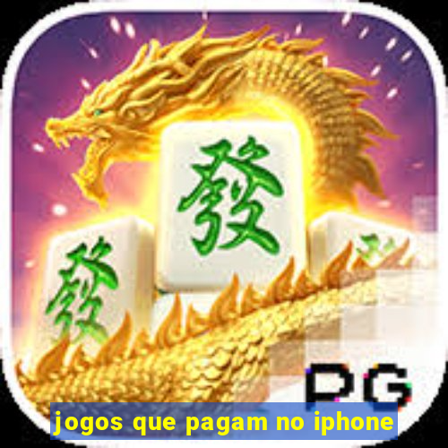 jogos que pagam no iphone