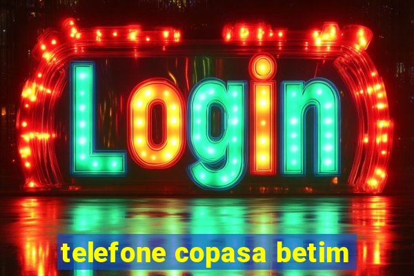 telefone copasa betim