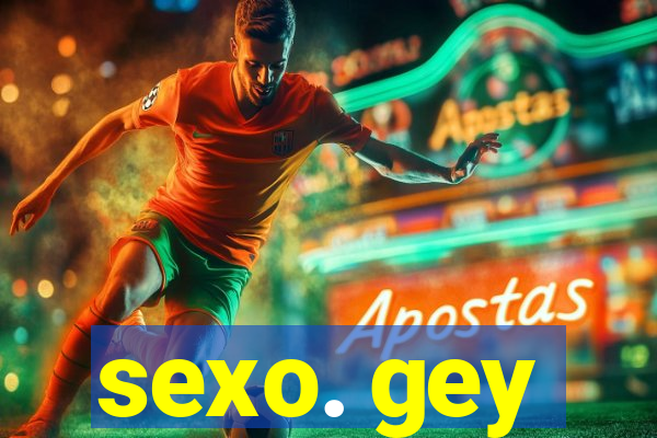 sexo. gey