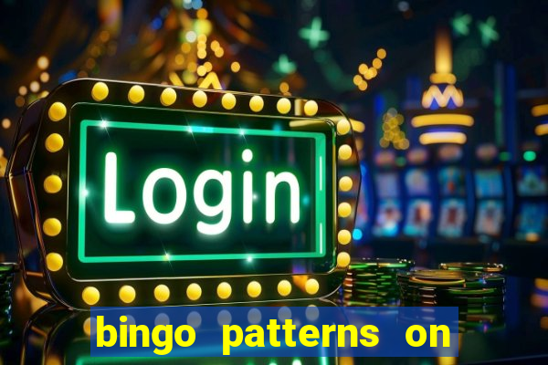 bingo patterns on slot machines