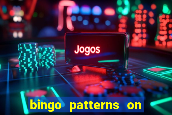 bingo patterns on slot machines