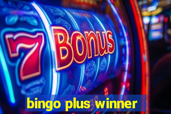 bingo plus winner