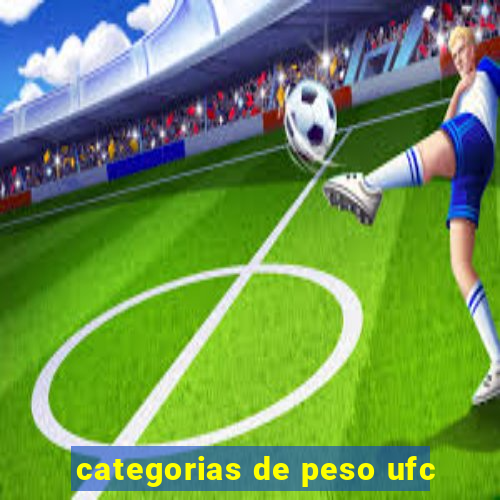 categorias de peso ufc