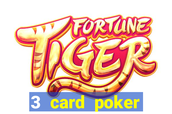 3 card poker casino odds