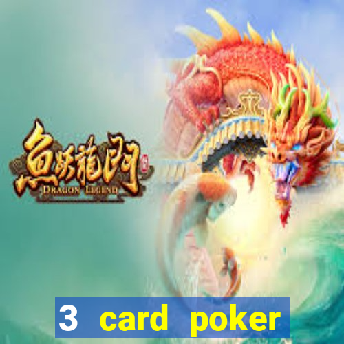 3 card poker casino odds