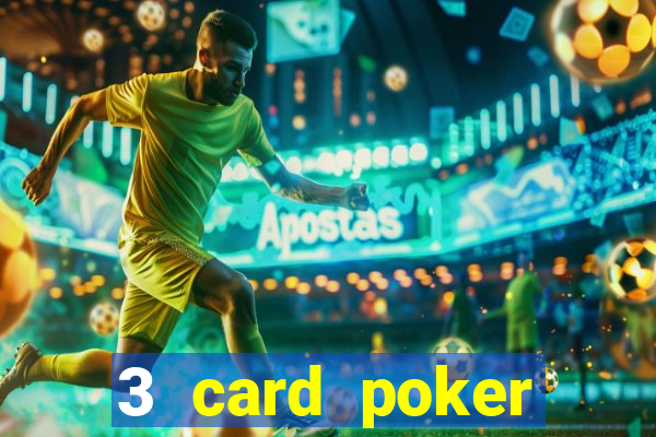 3 card poker casino odds